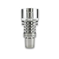 ENail Kit • Quartz Hybrid Titanium • Orange Controller • Multi-Tip Dabber Cap | MININAIL