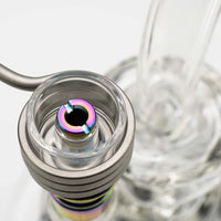 ENail Kit • Quartz Hybrid Titanium • Orange Controller • Multi-Tip Dabber Cap | MININAIL