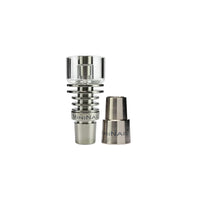 ENail Kit • Quartz Hybrid Titanium • Orange Controller • Multi-Tip Dabber Cap | MININAIL