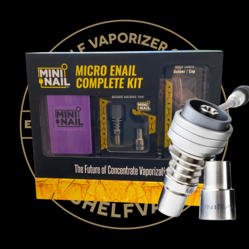 ENail Kit • SIC Carbide Universal Hybrid • Purple Controller • Ninja Sword | MININAIL