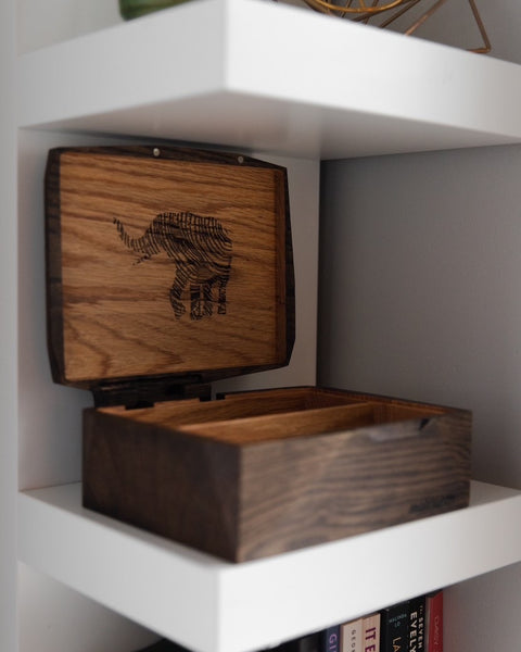 Haven • Red Oak Wooden Stash Box | Matriarch